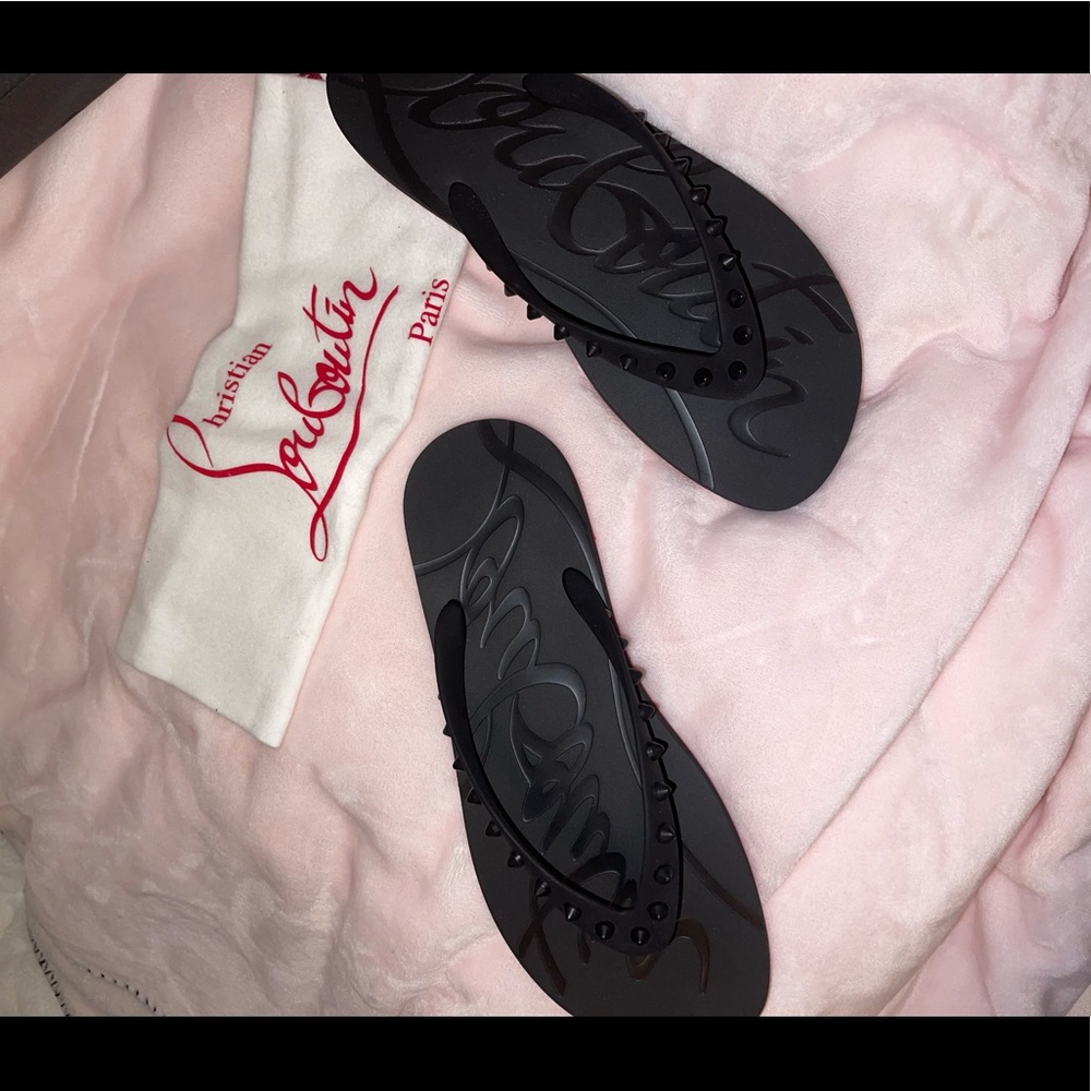 Loubi Spike Flip Flops women’s size 41